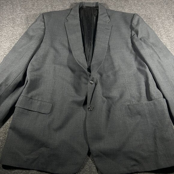 Vintage JACK FRASER Wool Jacket Men's 46 Gray Heavy Custom Made 1960 *READ* - Picture 1 of 12